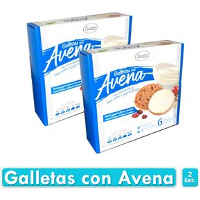 Galletas Integrales Avena Con Yogurt Y Arándanos Estuche X6