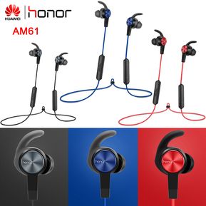 Honor Auriculares inalámbricos AM61 audífonos originales con nivel IP55 Bluetooth 41 HFP  HSP  A2DPAVRCP para Honor Huawei Xiaomi Vivo