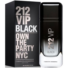 Perfume 212 Vip Black Carolina Herrera Para Hombre 200 ml