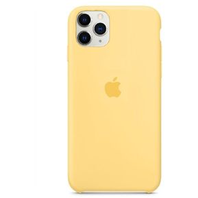 Estuche Silicone Case Para iPhone 11 Pro Max Yellow Amarillo