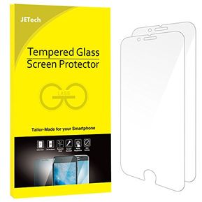 Jetech 2 pack iphone 6 6s protector de pantalla pelicula de...