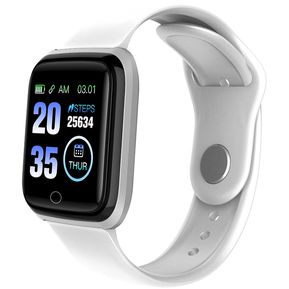 M6 Smart Watch Fitness Tracker Reloj de frecuencia cardíaca-Blanco