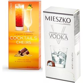 Chocolates con Licor Vodka y Tequila Cheers Mieszko 185 g