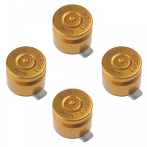 Botones tipo Bala para Control de PS3 / PS4 Color Oro-Oro