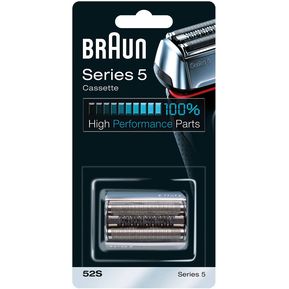 Repuesto de cabezal de afeitadora eléctrica Braun Series 5 52S (plateado)