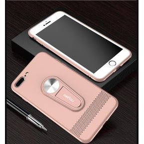 Funda Case Con IPhone 8 Plus Carcasa TPU Con Soporte-Oro Rosa
