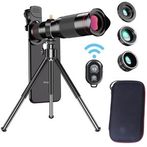 lente con Zoom para teléfono móvil,Macro de cámara portátil para Iphone 12 11 Pro Max Samsung Xiaomi Fish Eyes