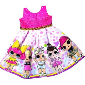 Vestido Para Niñas LOL Surprise Petite Shop I212 Rosa