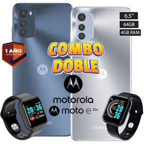 Combo 2 Celulares Motorola Moto E32s 64G...