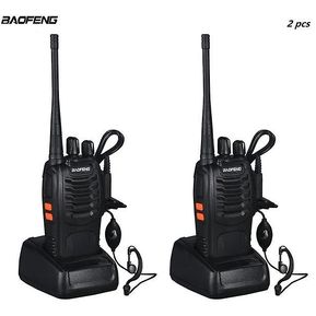 2 PCS VHF / UHF BAOFENG BF-888S Radio portátil Transceptor...