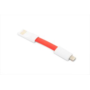 Kit x 2 Cable para Carga Flue Entrada Iphone y Android 1 Puerto - Rojo