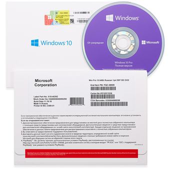 Microsoft Windows 10 Pro OEM Con DVD Knasta Colombia