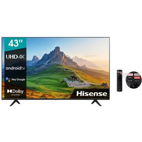 Televisor Hisense 43 Pulgadas 108cm UHD 4K Smart Tv Negro