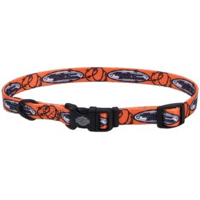 Collares para perro Placa Naranja Collar X Small 3/8" Harley Davidson