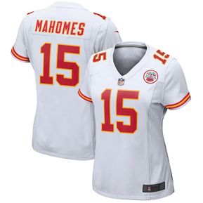 Camiseta Vapor Kansas City Chiefs Patrick Mahomes Para Mujer Blanco