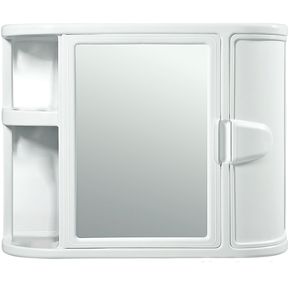 Gabinete para baño con espejo Blanco Rimax