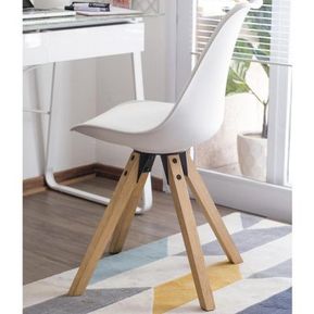 Silla Auxiliar Cooper Blanco Home Collection Just Home Collection