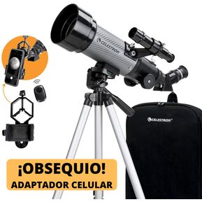 Telescopio Celestron 70mm Portátil Con Maletín Y Trípode