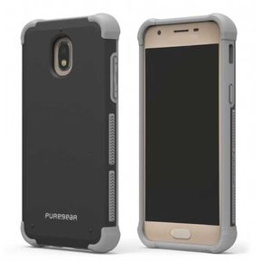 Funda PUREGEAR Dualtek para Samsung J3 2018 Negra Uso Rudo