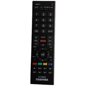 Control Remoto Genérico Para Pantalla Toshiba CT-8037 -Negro