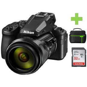 Camara Nikon Coolpix P950 16mpx Zoom 83x Wi-fi+SD 32GB+Bolso