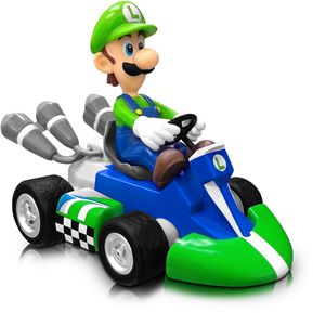 Luigi Kart Super Mario Bros Figuras Con Carro Juguete