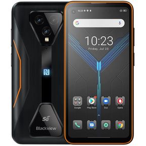Blackview BL5000 5G Game Rugged Phone, Android 11 MTK Dimensity 700 Octa-core 8GB+128GB, cámara trasera de 16MP + cámara frontal de 16MP, pantalla FHD de 6.36" 4980mAh Batería 4G Smartphone resistente Soporte 5G Hifi
