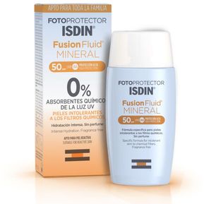 Fotoprotector Fusion Fluid Mineral SPF 50 x 50ml - Isdin