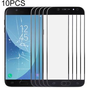 10 PCS Lente de cristal frontal para Samsung Galaxy J5 / J530