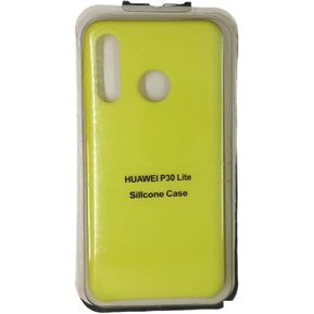 Forro Silicone Case Compatible Huawei P30 Lite Amarillo
