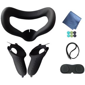 Soft VR Headset Face Pad er Set Fácil De icar Para Oculus Negro