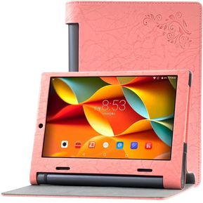 Funda para Lenovo yoga tablet 3 10,1 X50L X50M X50f PU,funda vertical de cuero para Lenovo yoga tab 3 10,1 YT3-X50l/m/f + 2 regalos gratis