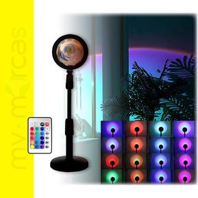 Lámpara Atmosférica RGB Control USB Luz Ambiente Fotografía 16 Colores