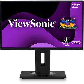 Monitor Viewsonic 22 pulgadas IPS con Ajuste De Altura y Giro VG2248