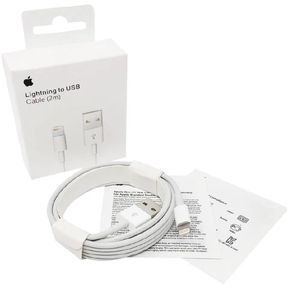 Cable Apple lightning to USB  (cable 2m) Blanco