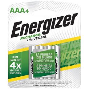 Pila Energizer Recharge   4X Aaa4 X4Und
