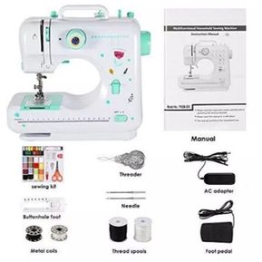 Mini máquina de coser de 12 puntadas