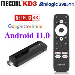 Tv Stick Mecool KD3 Google TV Convertidor Smart Certificado Chromecast