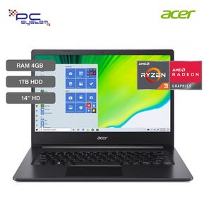 Portátil Acer Aspire 3 A314-22-R9HC Ryzen 3-3250U 4GB 1TB 14''