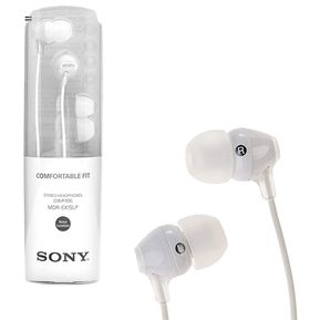 Audífonos Estereo In-Ear Sony MDR-EX15LP - Blanco