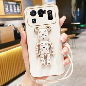 Estuche de Galvánico Lujo para Xiaomi Mi 11 Ultra - Blanco