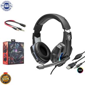 Diadema Gamer SOUND HD RGB Ps5 Xbox One Pc Ps4 Luces LED 9000