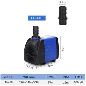 220-240v Ultra-silenciosa sumergible para fuente de agua bomba de filtro de bomba de estanque d CUI