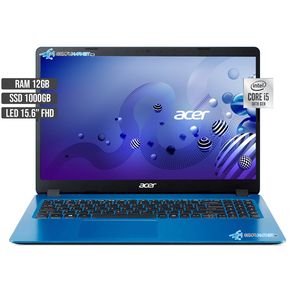 Portatil Acer Aspire 3 Intel Core I5 1035G1 SSD 1000GB RAM 12GB LED 15.6" FHD