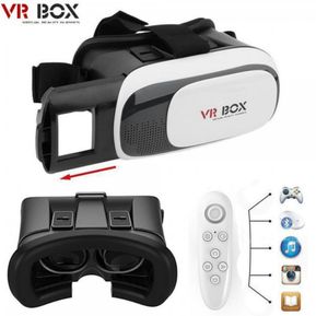Gafas Realidad Virtual 3D VR Box + Control Bluetooth Juegos Celular