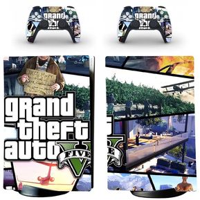 Grand Theft Auto V GTA 5 PS5, edición Digital, pegatina de piel, cubierta para PlayStation 5, consola y controladores, PS5, pegatina de piel XYX