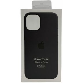 Funda Silicona Case MagSafe Negro Para  iPhone 12 Mini Original Apple