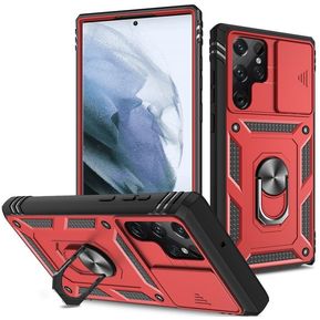 Para Samsung Galaxy S22 Ultra Case (Rojo)