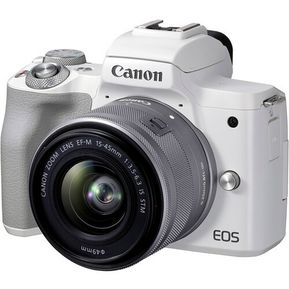 Cámara Canon EOS M50 MKII con 15-45mm Lente - Blanco
