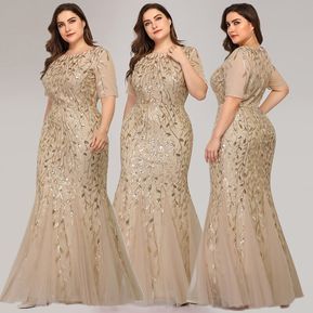 Vestidos de Noche de Reina Aby sirena aplicaciones de encaje con lentejuelas vestido sirena largo y elegante vestido 2019 vestidos de fiesta de talla grande